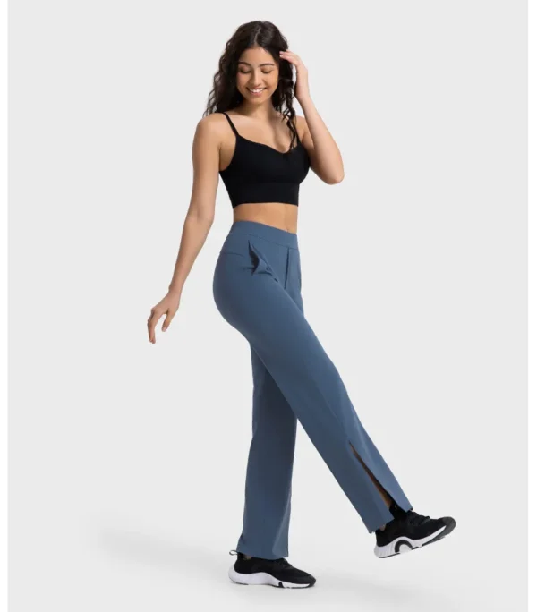 Somatic YOGA Wear women's Pants Gym Yoga Wear Fitness Leggings High Waist Sport Tights Outdoor Jogging Workout Leisure Loose Flared Sportswear - Image 3