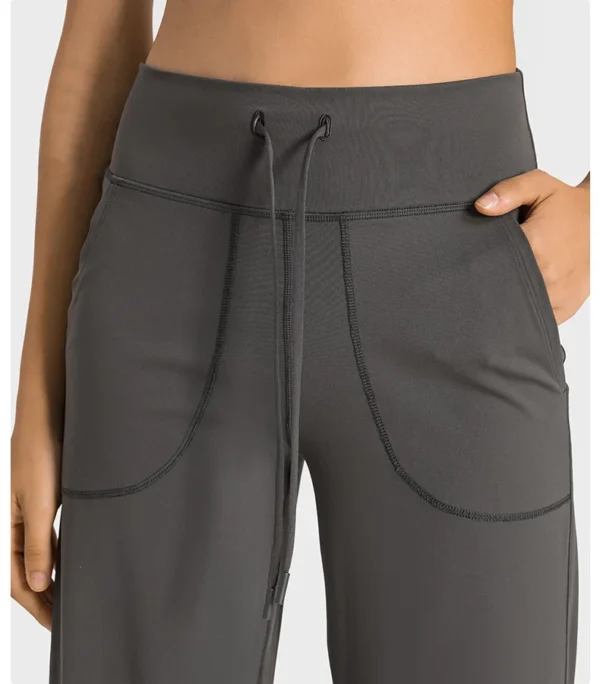 Somatic YOGA Wear Leggings Gym Women's Pants Yoga Dance Fitness Sport Wide-leg Pants Women Clothing High Waist Bell Bottoms Home Tights - Image 6