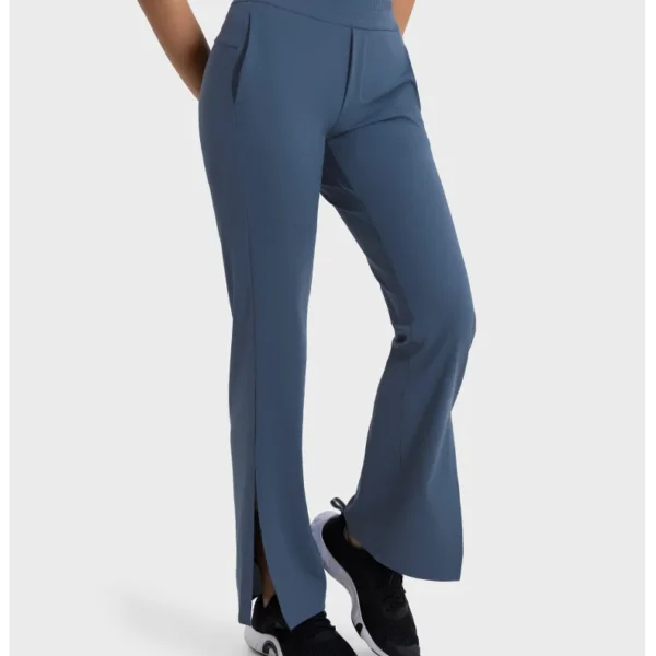 Somatic YOGA Wear women's Pants Gym Yoga Wear Fitness Leggings High Waist Sport Tights Outdoor Jogging Workout Leisure Loose Flared Sportswear