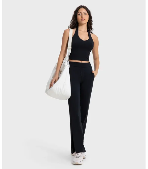 Somatic YOGA Wear women's Pants Gym Yoga Wear Fitness Leggings High Waist Sport Tights Outdoor Jogging Workout Leisure Loose Flared Sportswear - Image 6