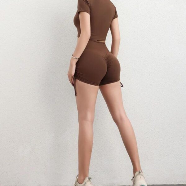 Women's Drawstring High Waist Shorts - Image 6
