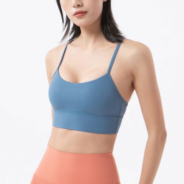Summer Sports Bra With Padded Yoga Y Shaped Beauty Back Fitness Top Brassiere Push Up Sports Bra Running Yoga Bra Tops