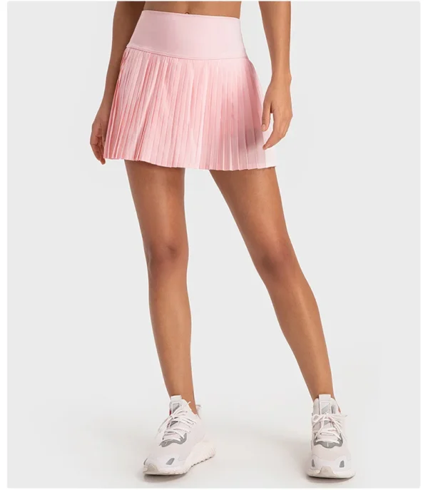 Womens Clothing Gym Shorts Leggings Outdoor Jogging Flowing Yoga Sport Fitness Skirt Tennis Golf Women Clothing Pleated Skirt With Logo - Image 2