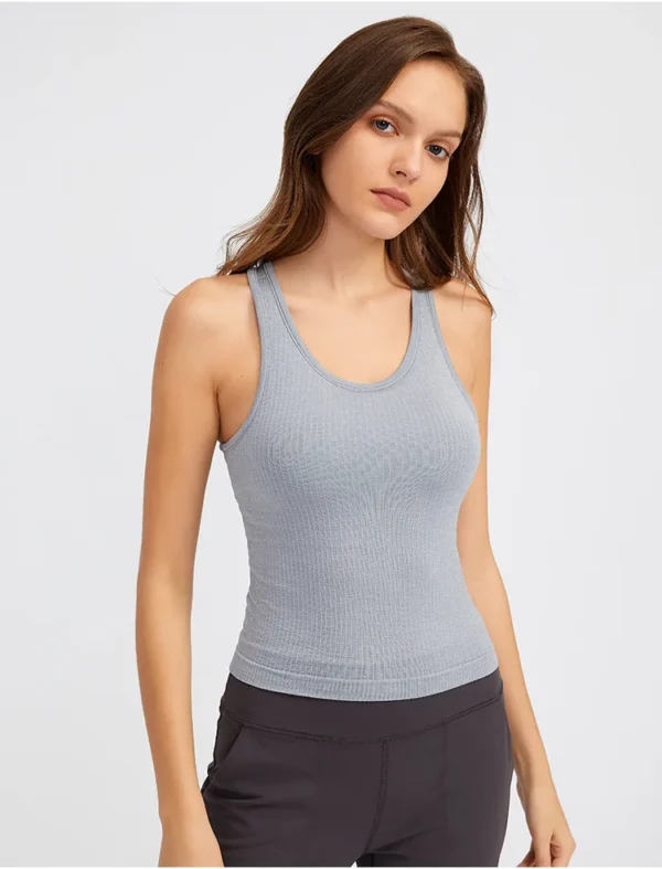 YOGA Wear Sport Vest Womens Clothing Breathable Sportswear Gym Jogging Bralette Underwear Tank Top High Impact Sports Bra - Image 4